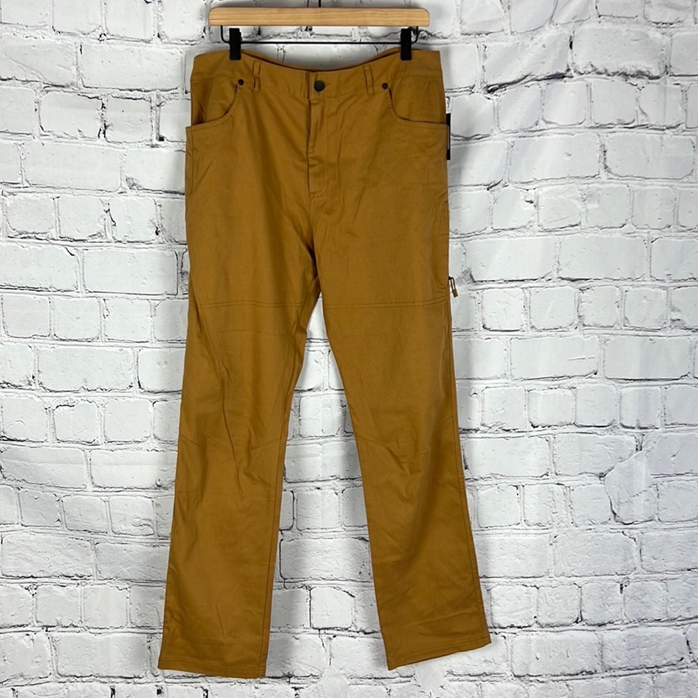NWT Backcountry Coville Bone Brown Pants Sz 36